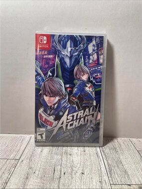 Astral Chain - Nintendo Switch Game (Blue, Silver, Black) sealed